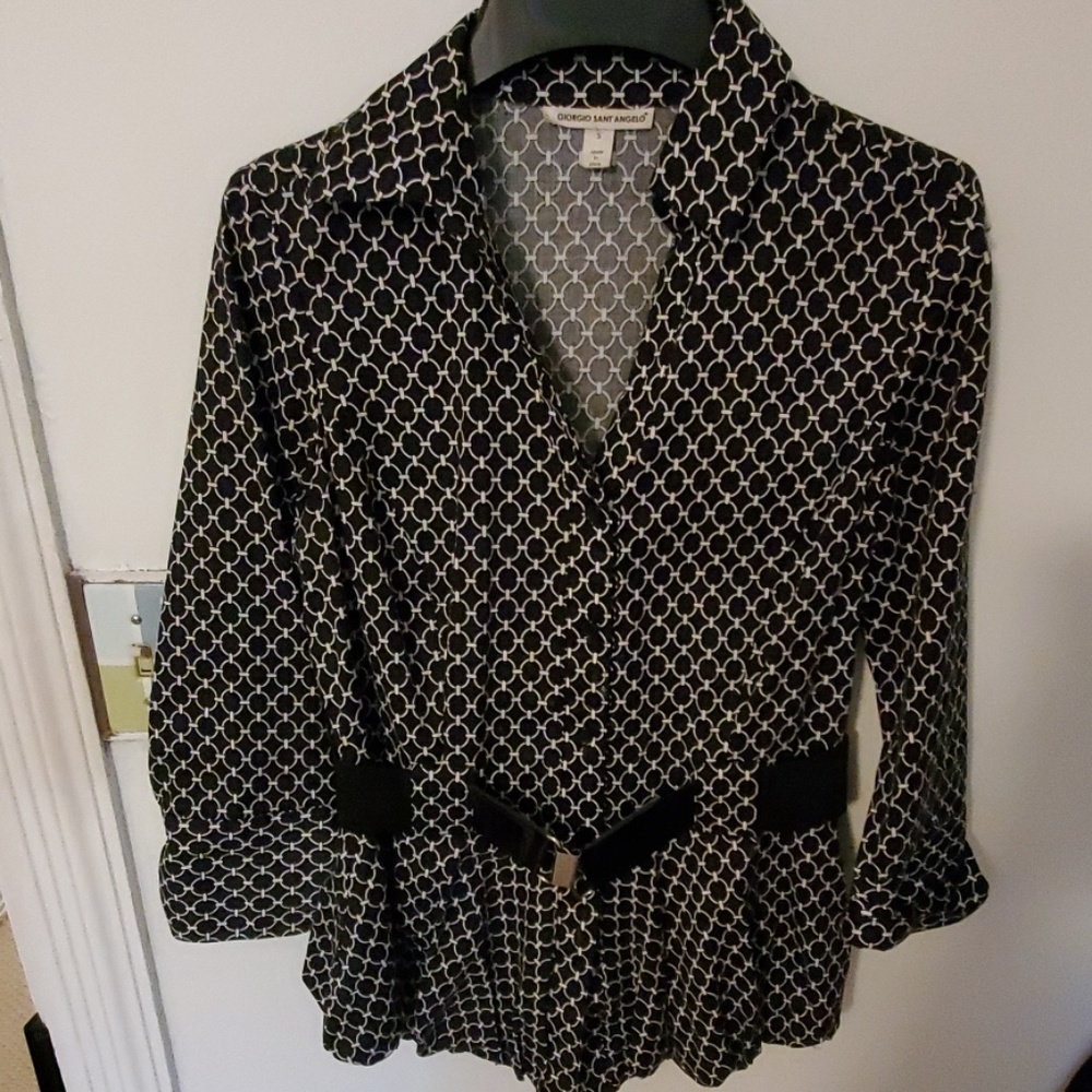 Black and White Shirt
